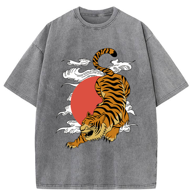bbb Japanese Fierce Tiger Washed T-Shirt
