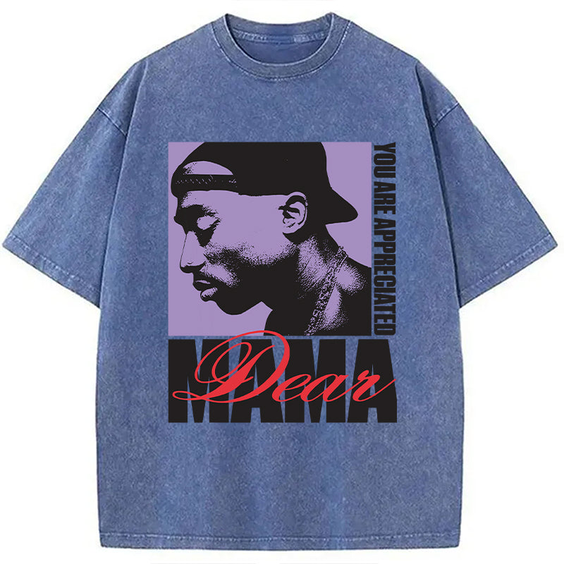 bbb Tupac Dear Mama Appreciated Washed T-Shirt