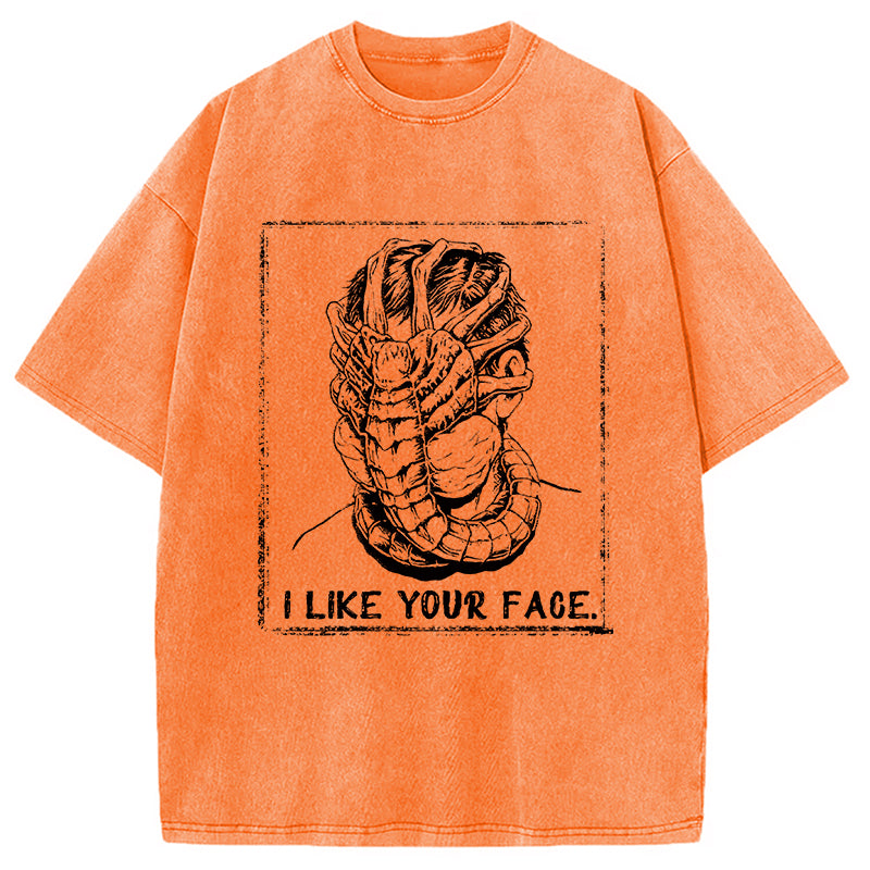 bbb I Like Your Face Washed T-Shirt