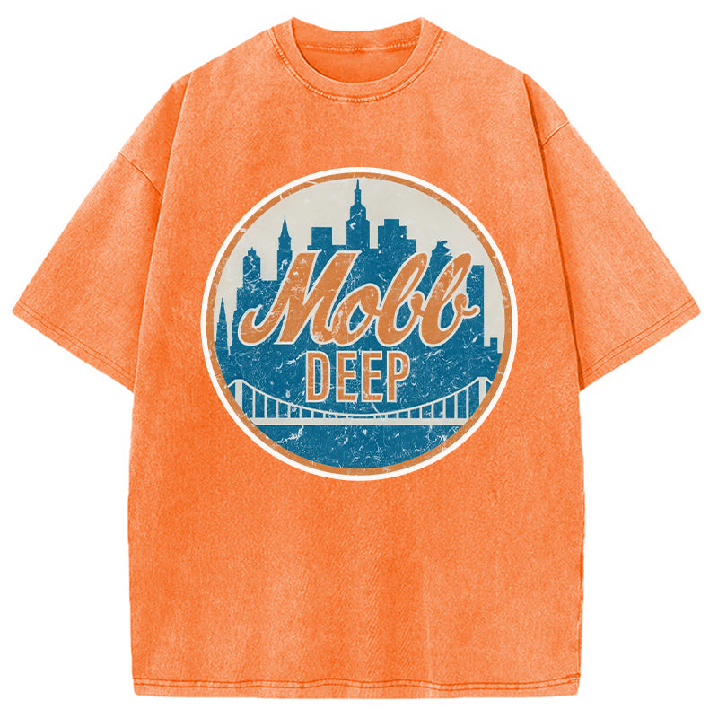 bbb Mobb Deep Queens New York Vintage Washed T-Shirt