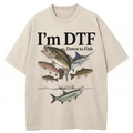 bbb I'm Down To Fish Washed T-shirt