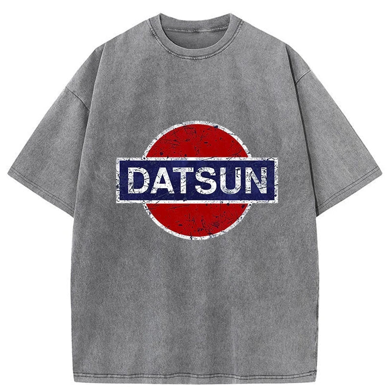 bbb Datsun Vintage Car Washed T-Shirt