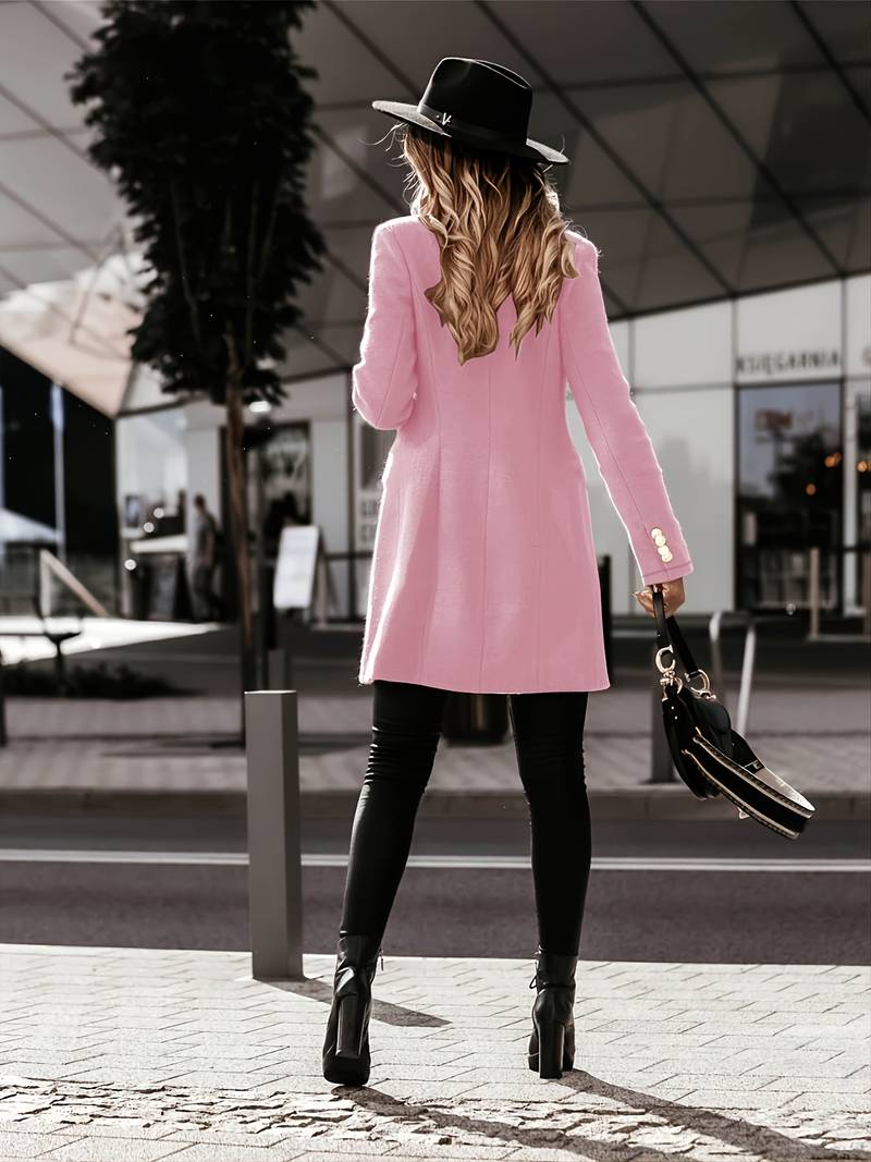 Warm Women’s Wool Coat - Tailored Fit, Flattering Winter