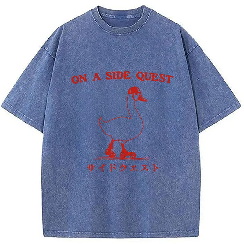 bbb On a Side Quest Goose Washed T-Shirt