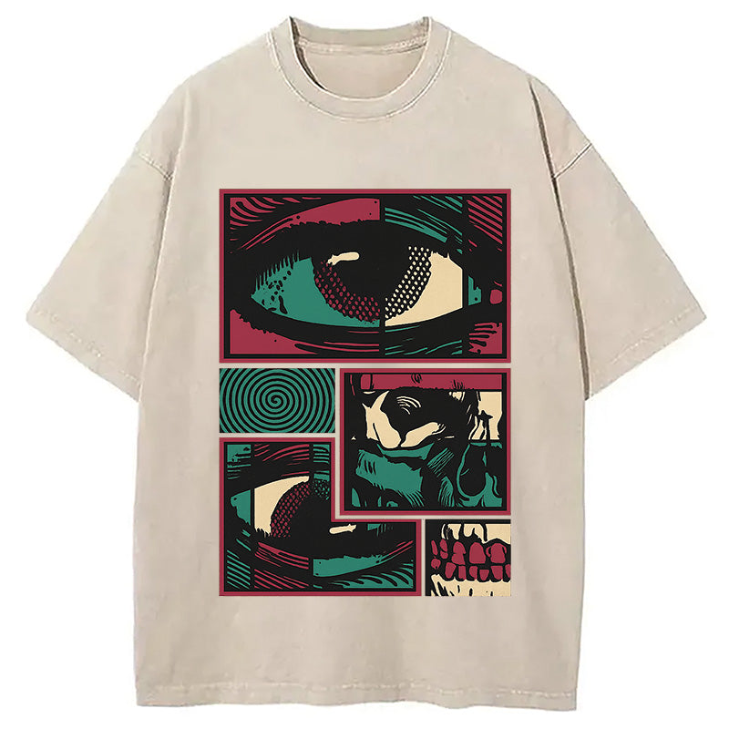 bbb Facial Fragments Washed T-Shirt