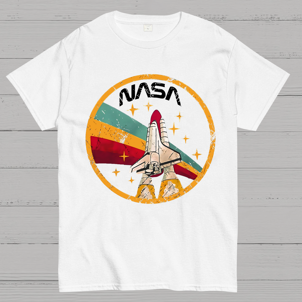 NASA Retro Flight Logo y T-Shirt