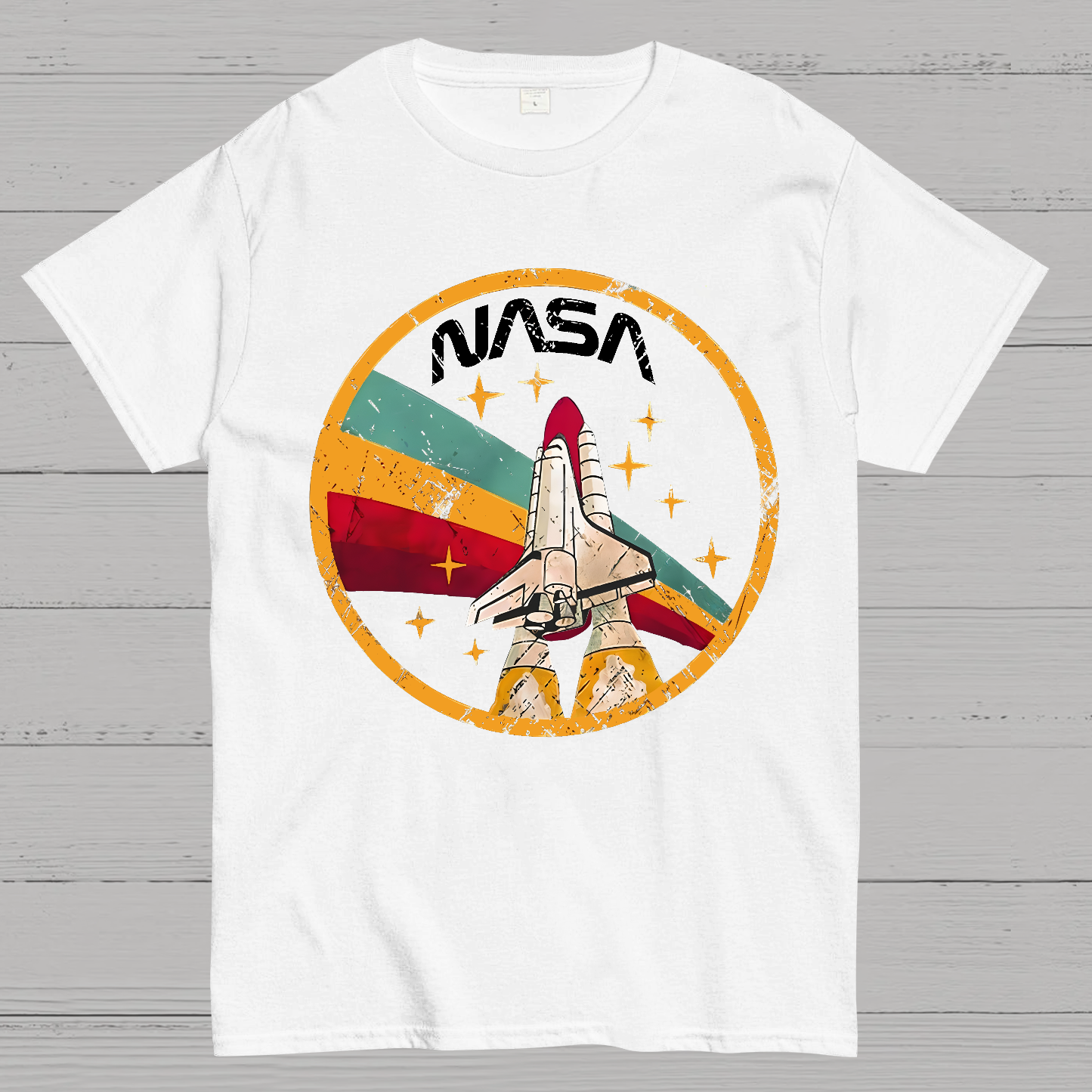 NASA Retro Flight Logo y T-Shirt