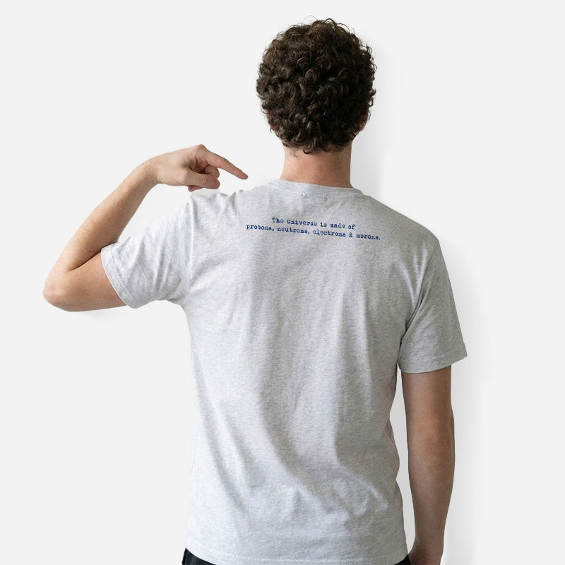 The Composition Of The Universe Science Front and Back Printed T-Shirt