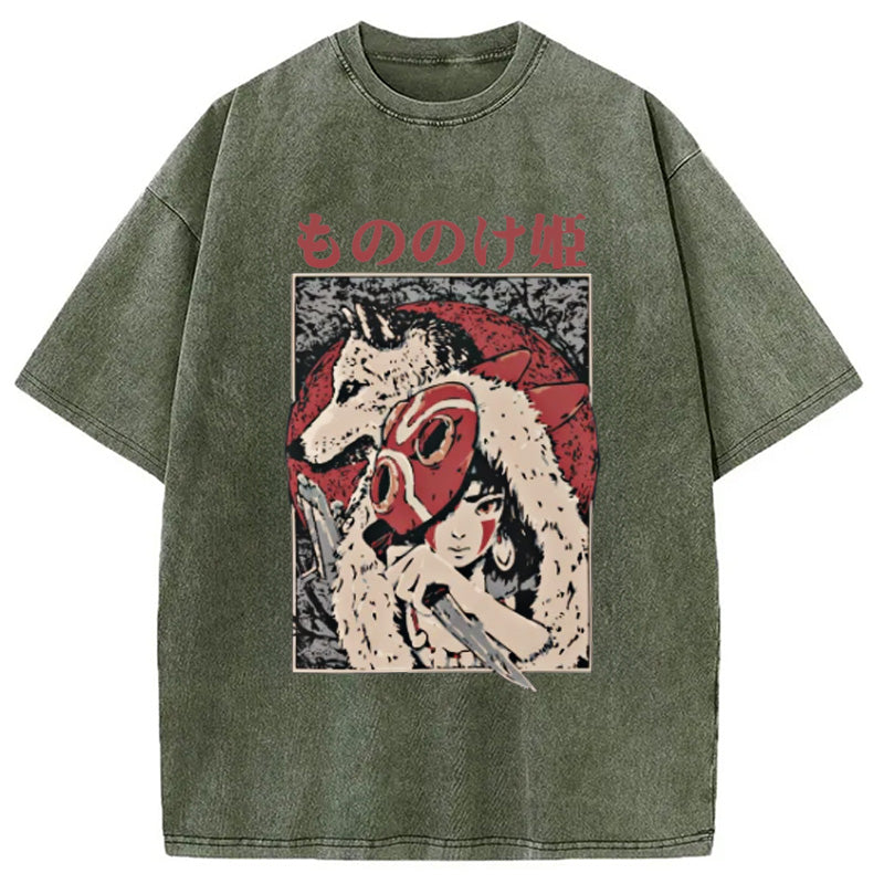 bbb Princess Mononoke Washed T-Shirt