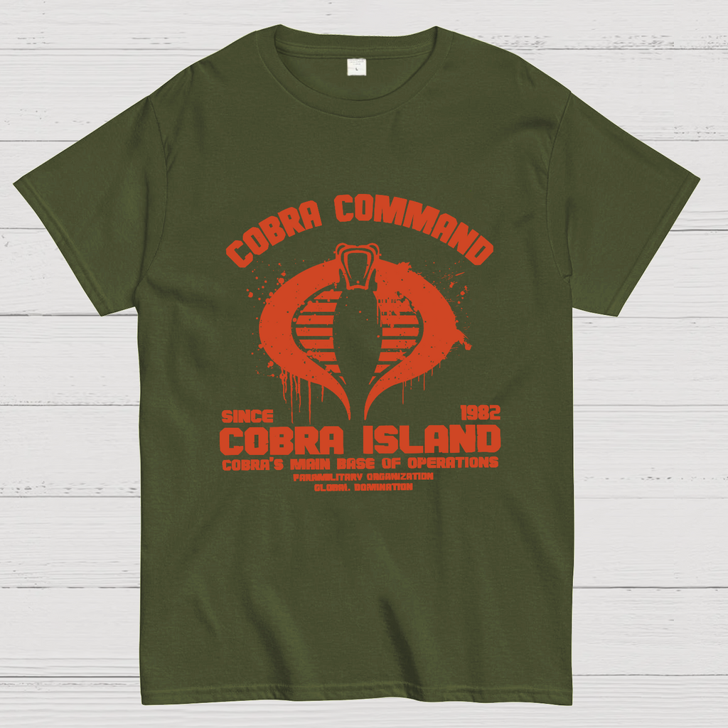 Cobra Command Cobra Island Nerd T-Shirt