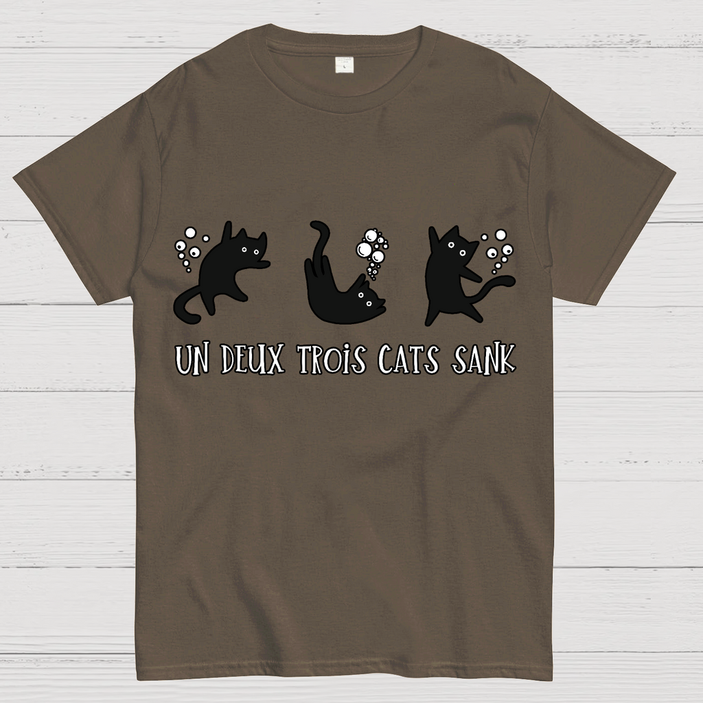 Un Deux Trois Cats Sank  T-Shirt