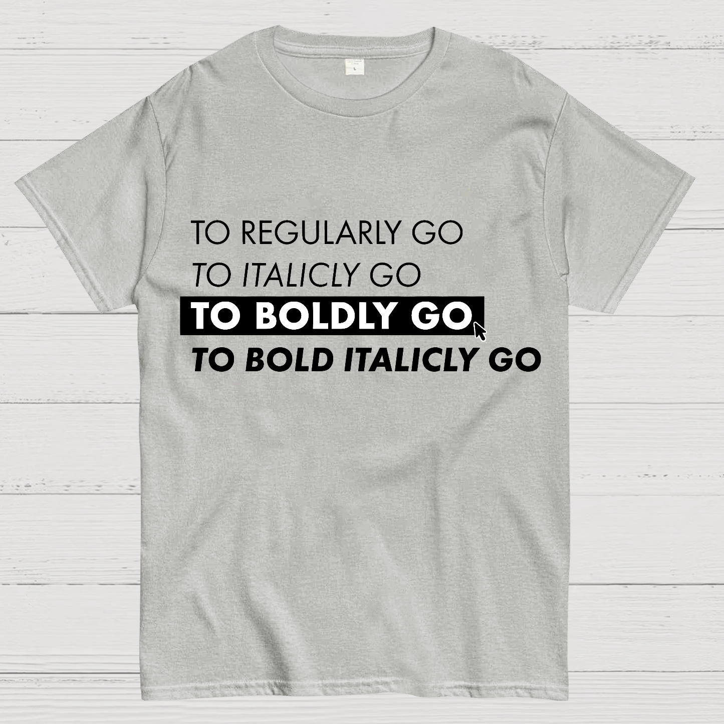 Font Trek  T-Shirt
