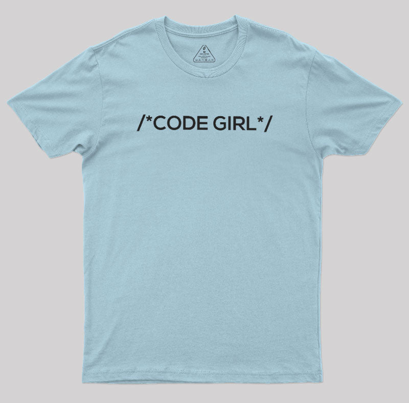 Coder Girl Programmer  T-Shirt
