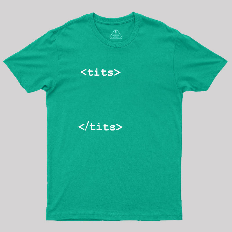 HTML Boobs Tag  T-Shirt