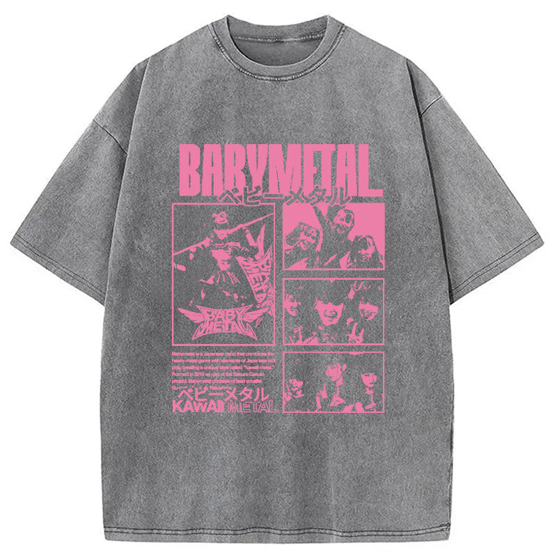 bbb BABYMETAL Merch Washed T-Shirt