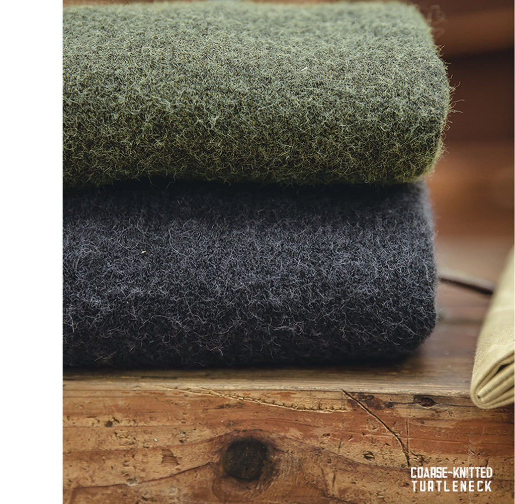 Warmer Herren-Rollkragenpullover – Lässiger Oversize-Schnitt aus Mohair