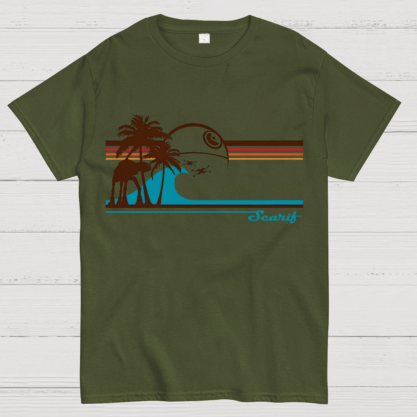 Tie Fighters Retro Nerds T-Shirt