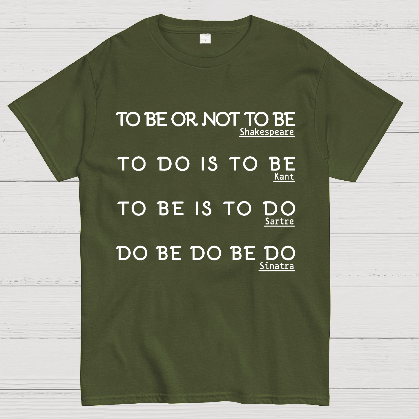 Philosophical lyric Poetic Sinatra Classic  T-Shirt