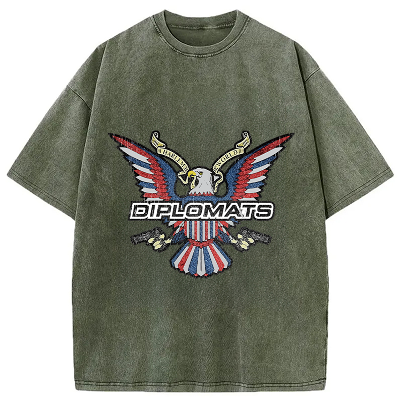 bbb Retro Dipset Diplomats Logo Washed T-Shirt