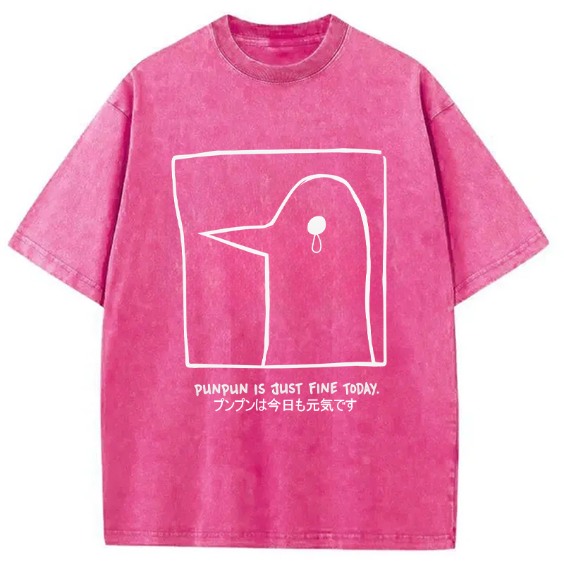bbb Oyasumi Punpun Washed T-Shirt