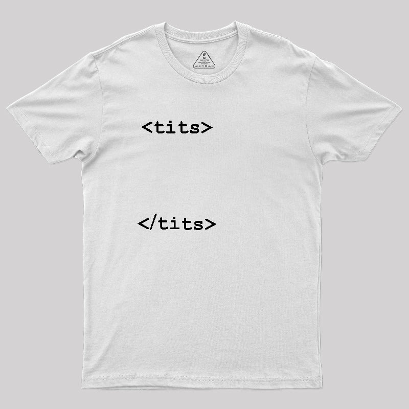 HTML Boobs Tag  T-Shirt