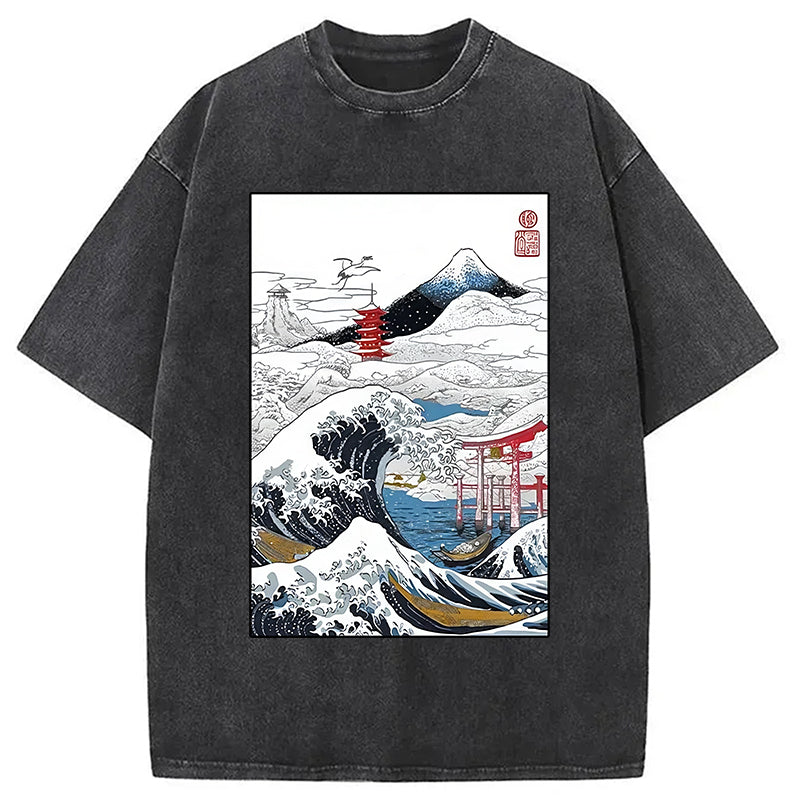 bbb Snowy Japan Washed T-Shirt