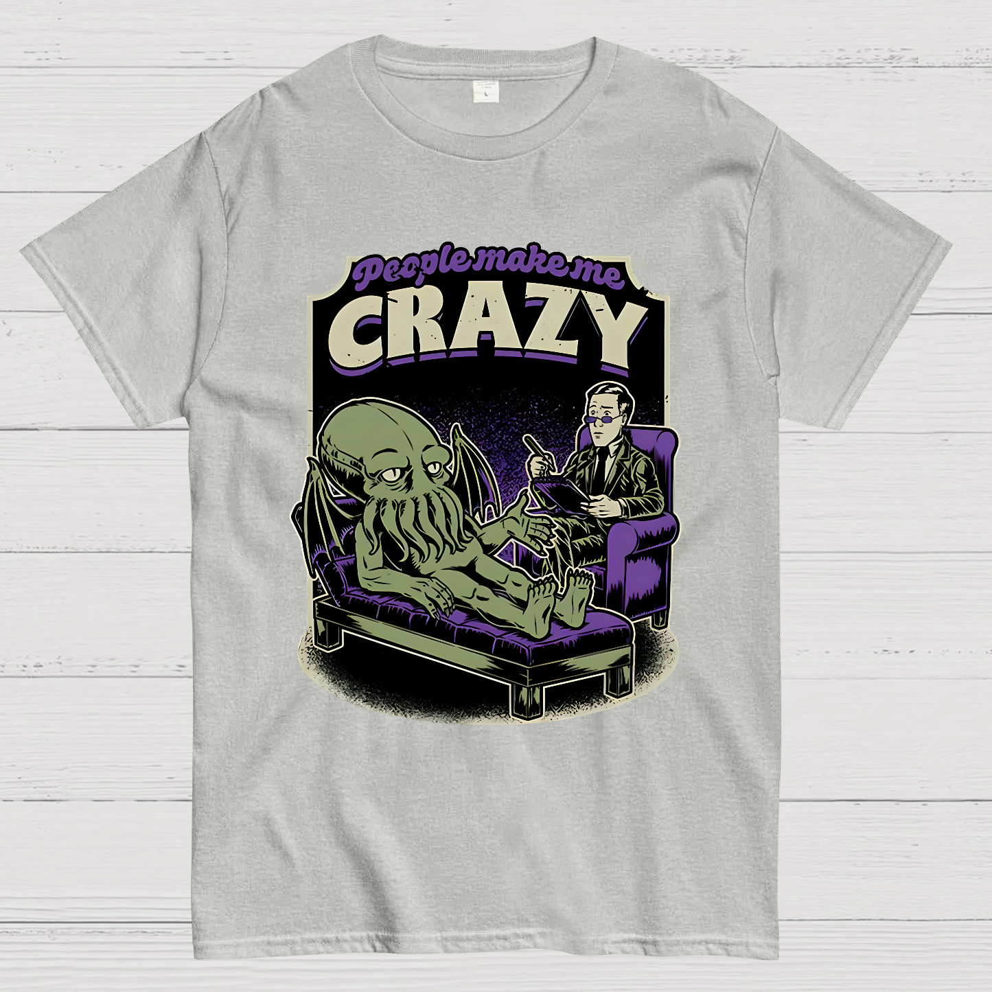 Lovecraft Cthulhu Therapy  T-Shirt
