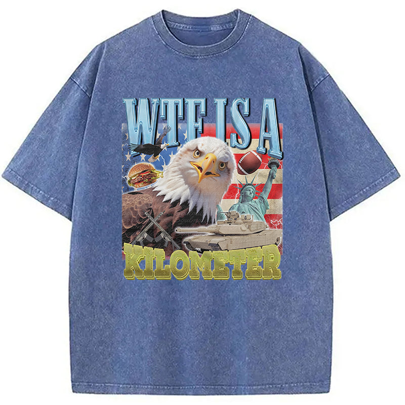 bbb Funny Eagle Meme Washed T-Shirt