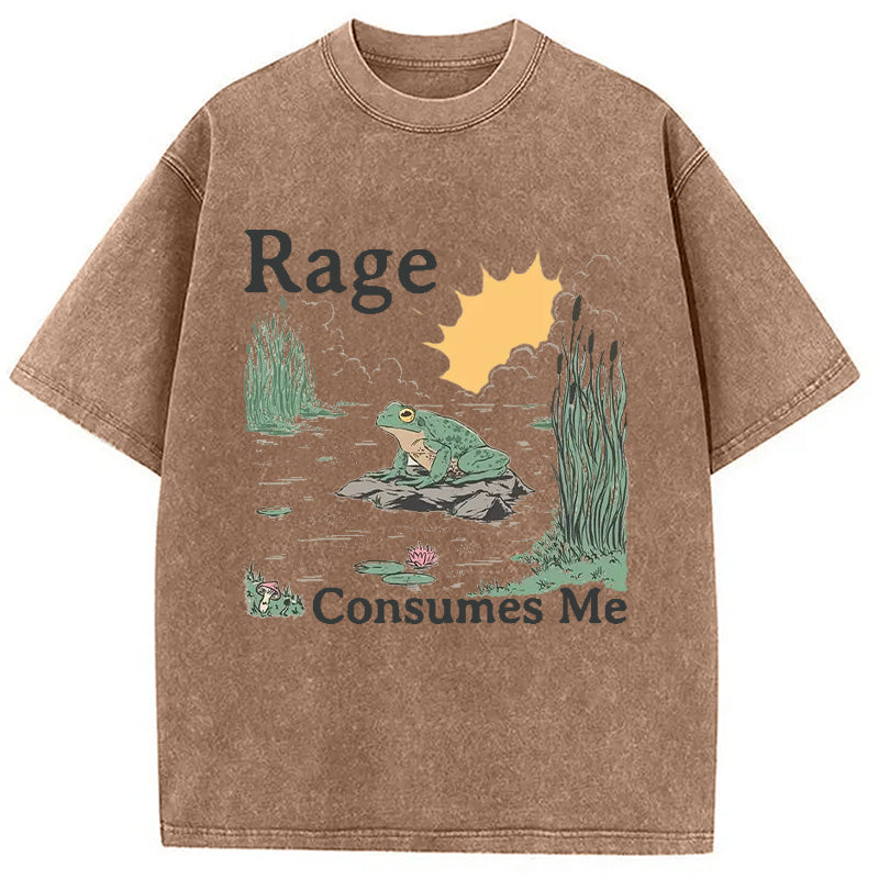 bbb Rage Consumes Me Frog Pond Washed T-Shirt