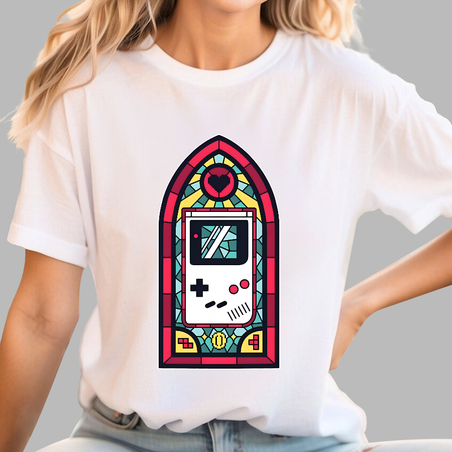 8bit Stained Glass  T-Shirt