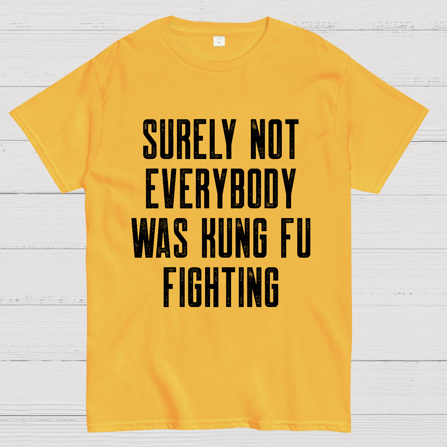 Surely Not everybody was kung fu fighting  T-Shirt