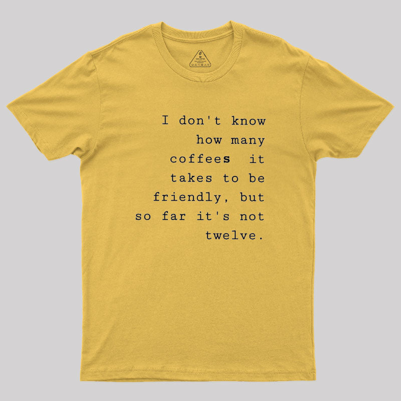 Coffee Demand  T-Shirt