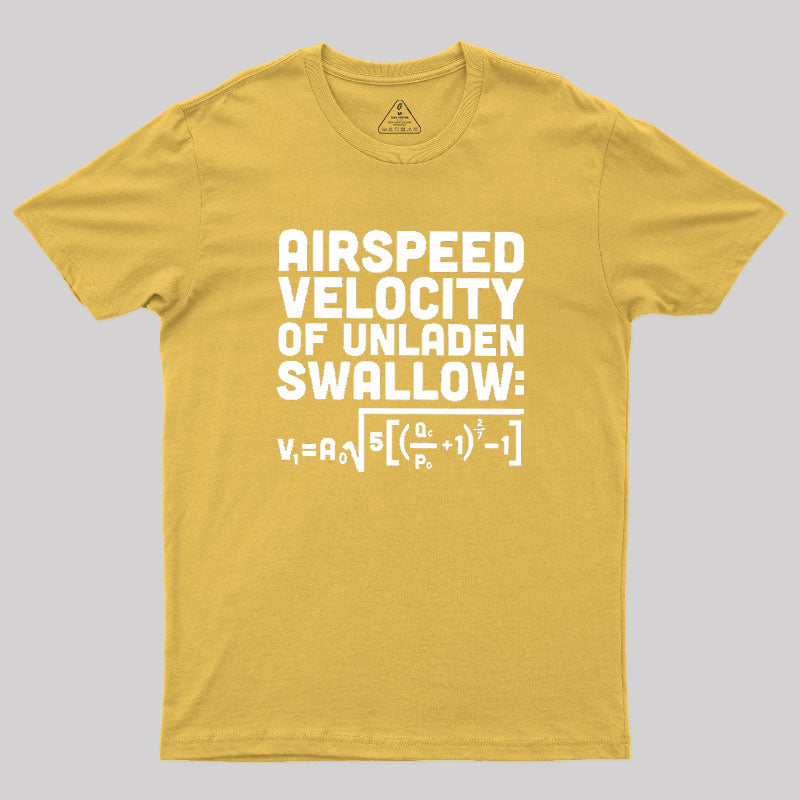 Airspeed Velocity of an Unladen Swallow  T-Shirt