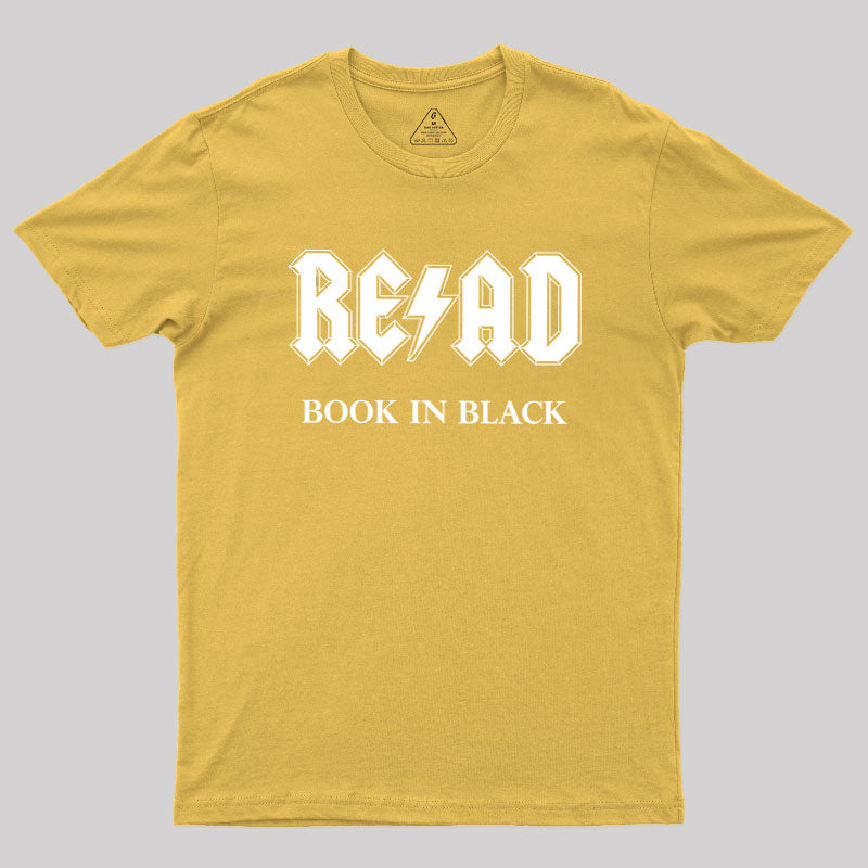 RE/AD - Book In Black  T-Shirt