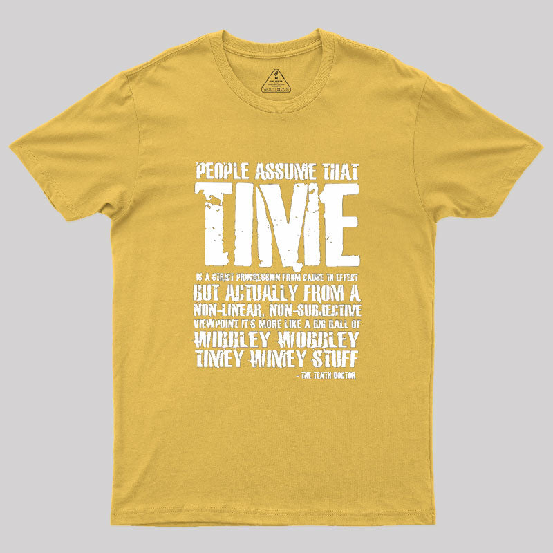 Wibley Wobbley Timey Wimey  T-Shirt