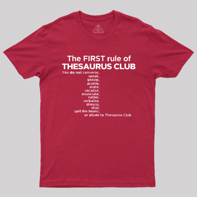 Thesaurus Club Confidential  T-Shirt