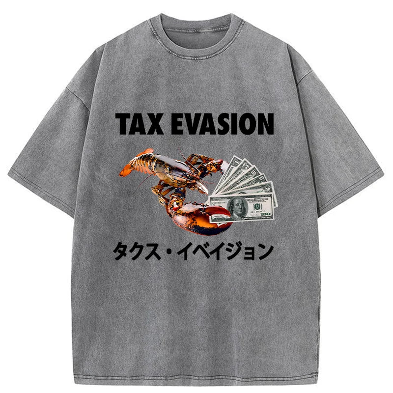 bbb Tux Evasion Funny Washed T-Shirt