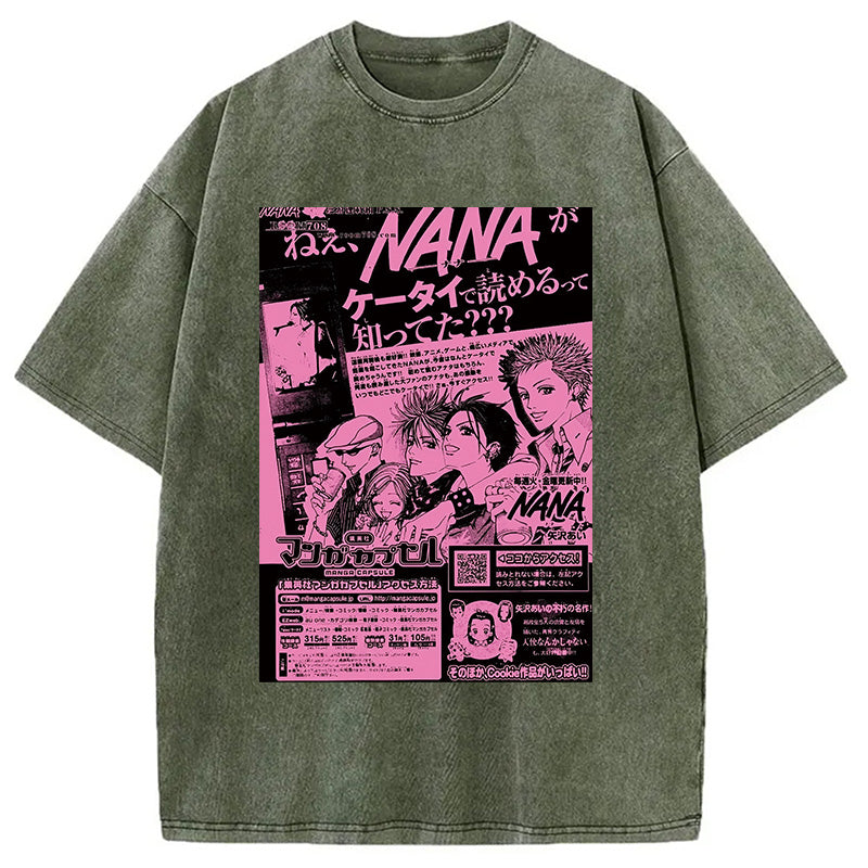 bbb Nana Black Stone Washed T-Shirt