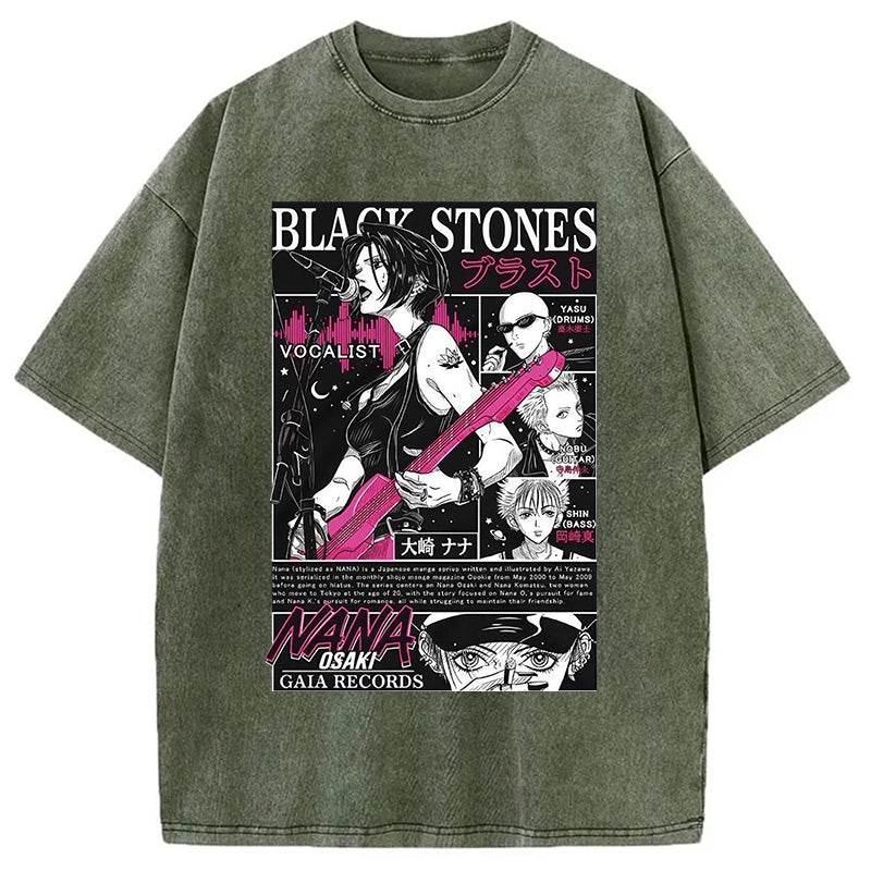 bbb Black Stone Washed T-Shirt