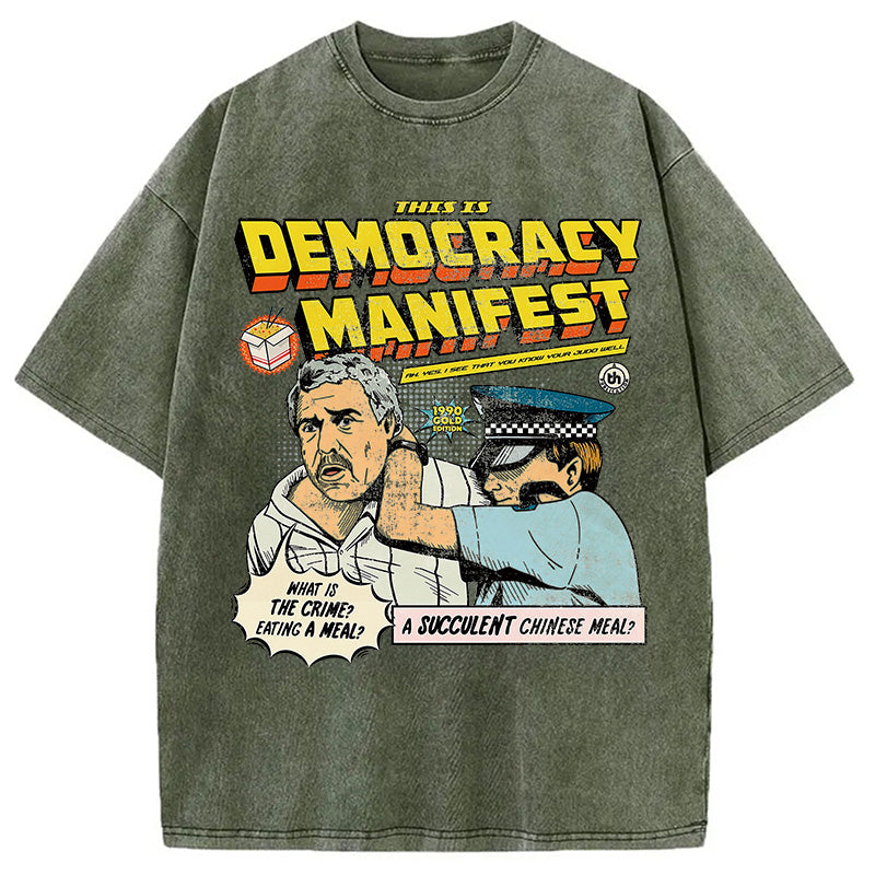 bbb This is Democracy Washed T-Shirt
