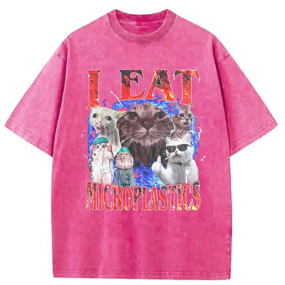 bbb I Eat Microplastics Washed T-Shirt