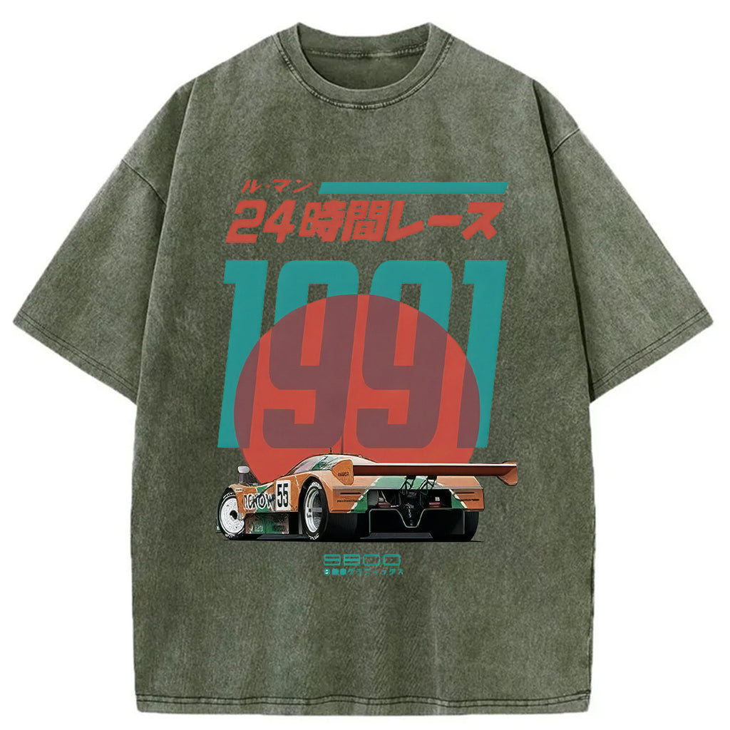 bbb 24-hour Racing Japanese Washed T-Shirt