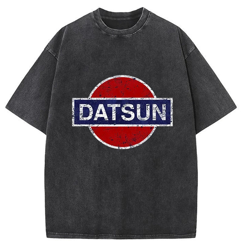 bbb Datsun Vintage Car Washed T-Shirt