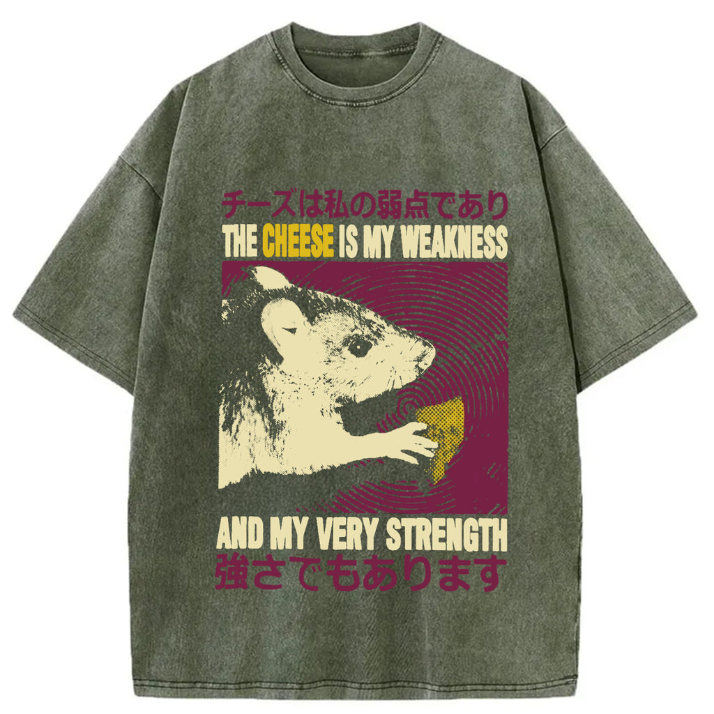 bbb The Cheese is My Weakness Washed T-Shirt