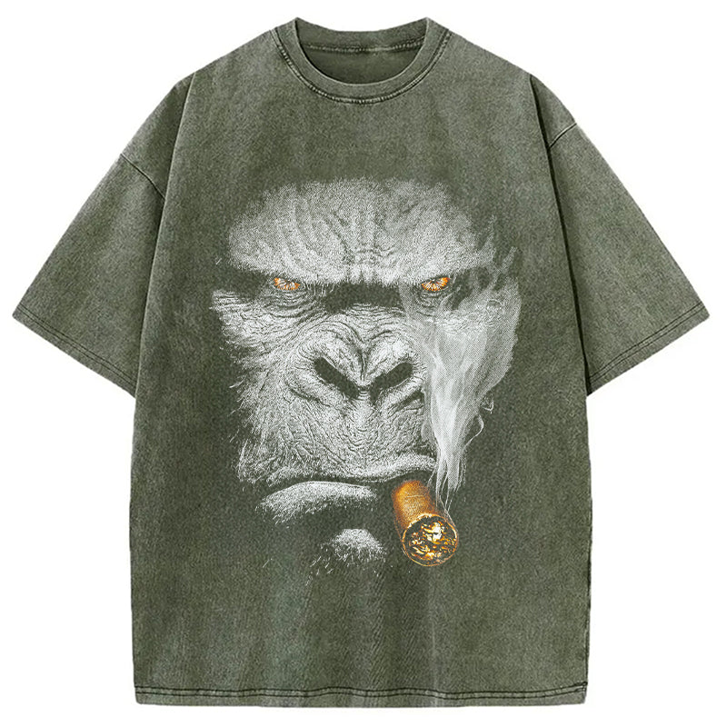 bbb Smoking Gorilla Washed T-Shirt