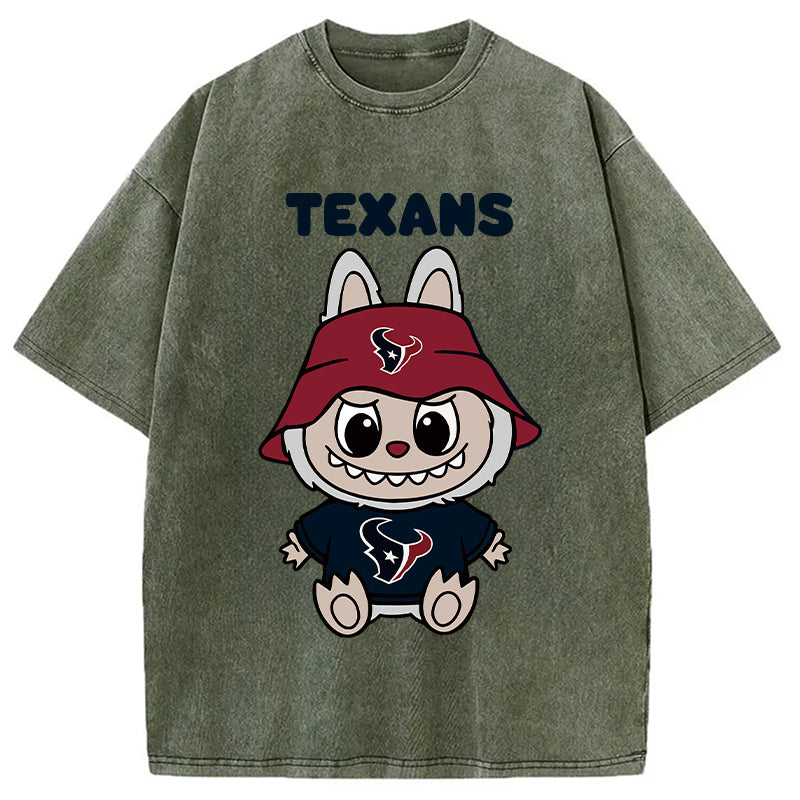 bbb Labubu Doll Monster Washed T-Shirt