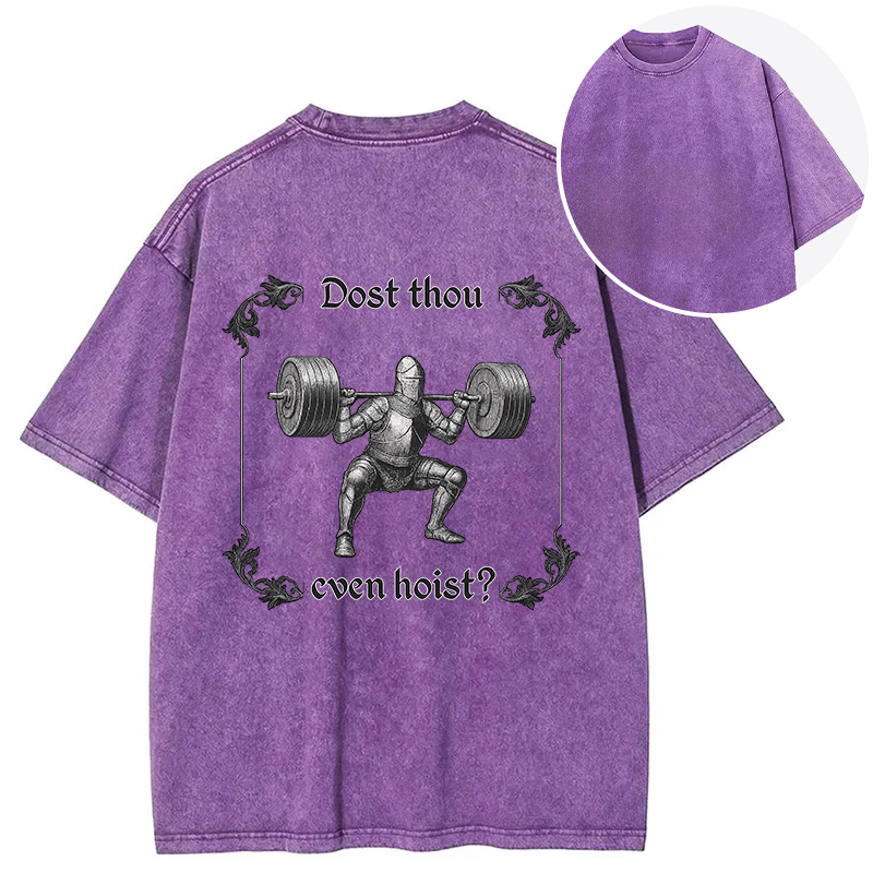 bbb Dost Thou Even Hoist Back Washed T-Shirt