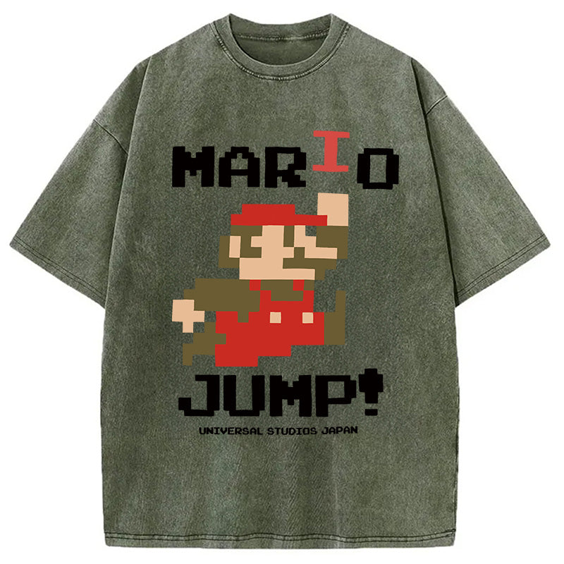 bbb Nintendo Mario Jump Washed T-Shirt