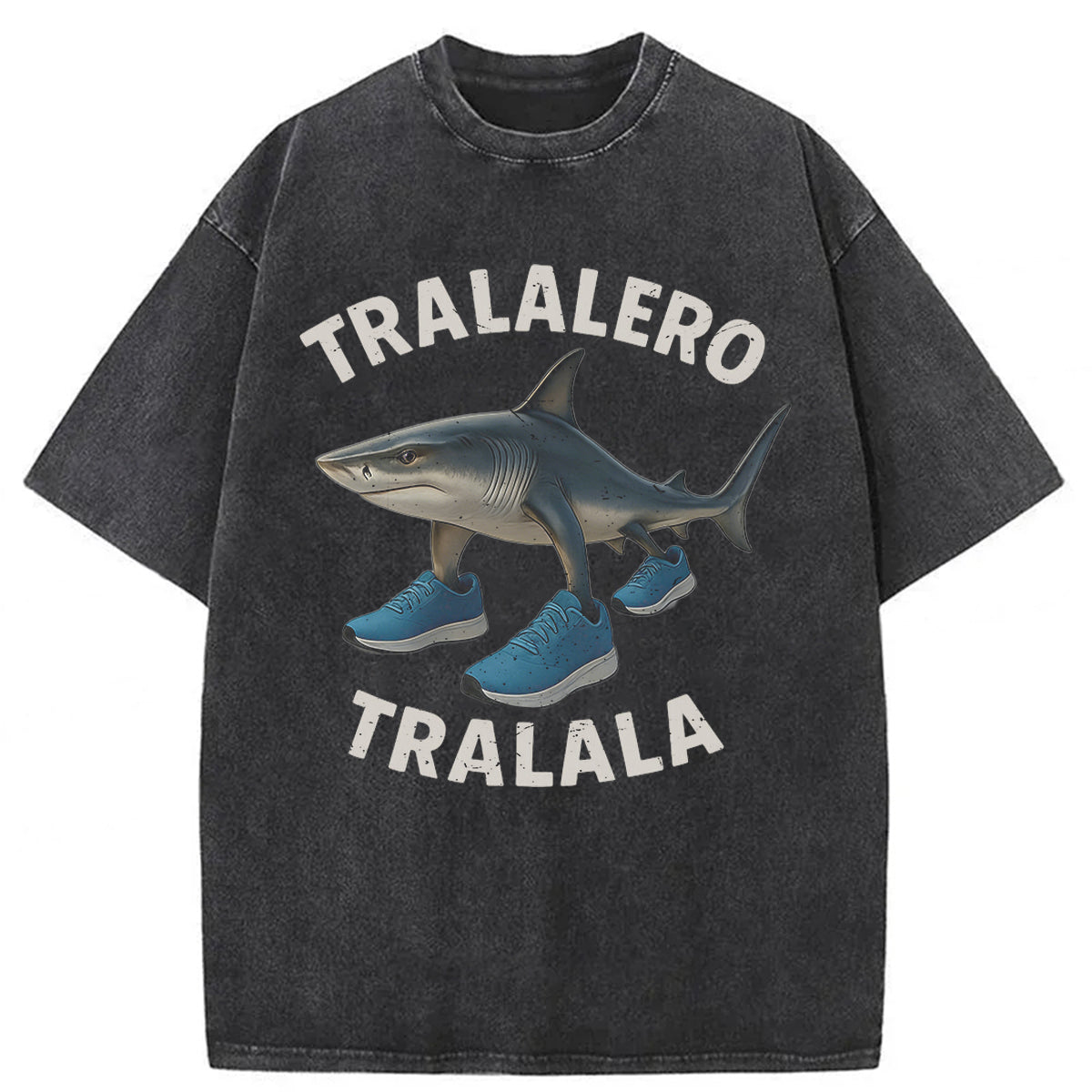 bbb Tralalero Tralala Shark Washed T-shirt
