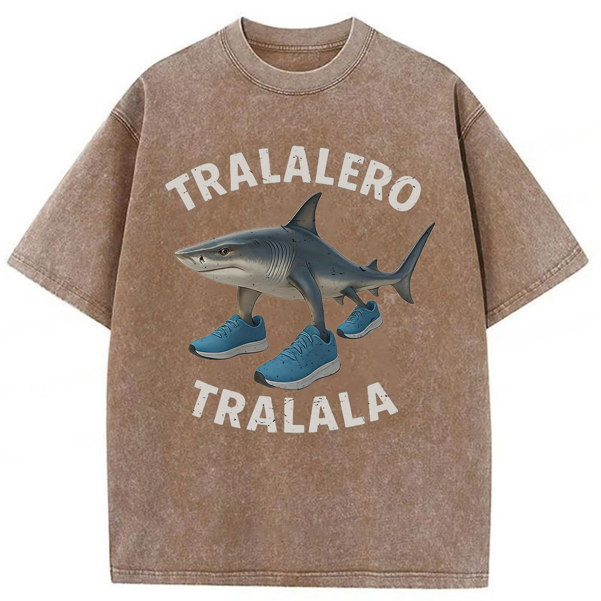 bbb Tralalero Tralala Shark Washed T-shirt